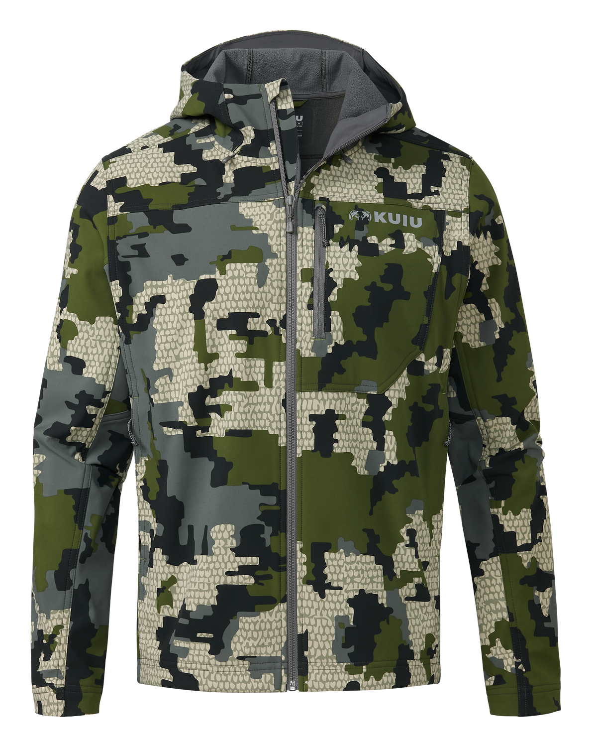 Alpine Hooded Jacket | Ash