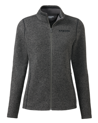 Women's Base Camp Full Zip Sweater | Woodsmoke Heather
