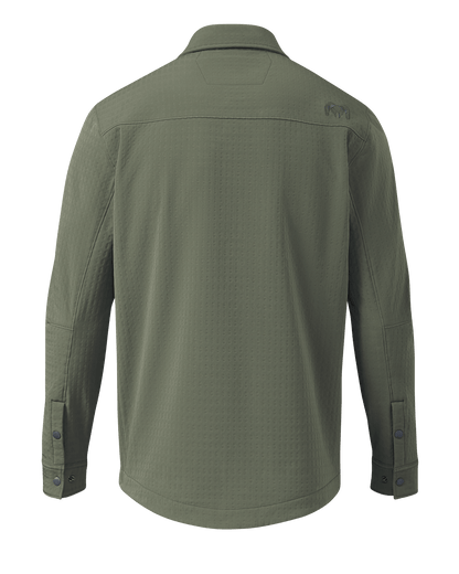 Blockfield Fleece Shirt Jacket | Gunmetal