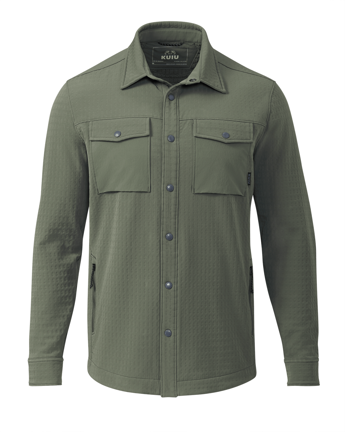 Blockfield Fleece Shirt Jacket | Gunmetal