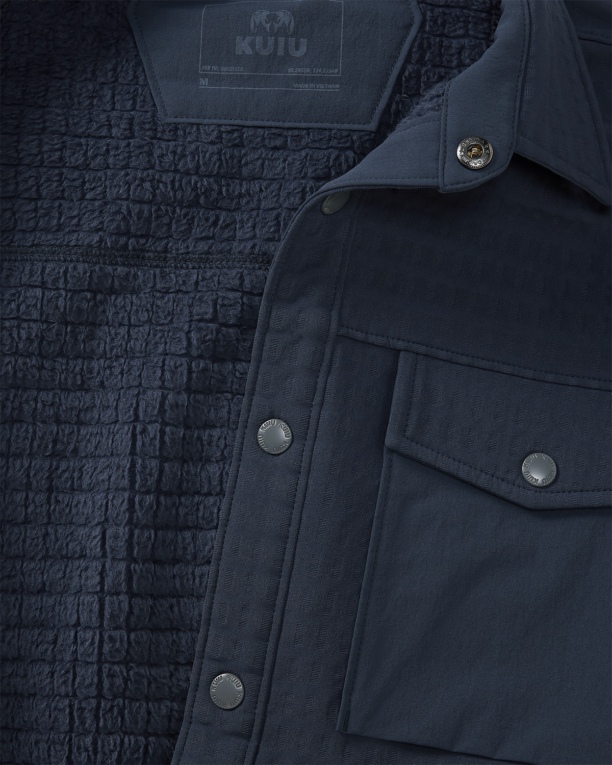 Blockfield Fleece Shirt Jacket | Gunmetal
