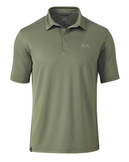 KUIU Performance Polo | Heather Black