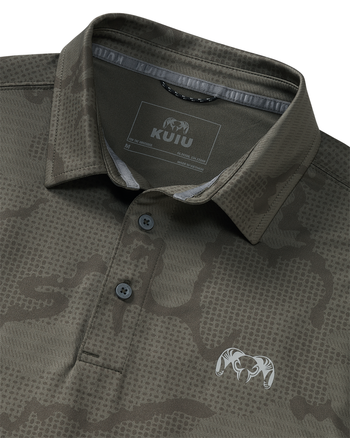 KUIU Performance Polo | Heather Black