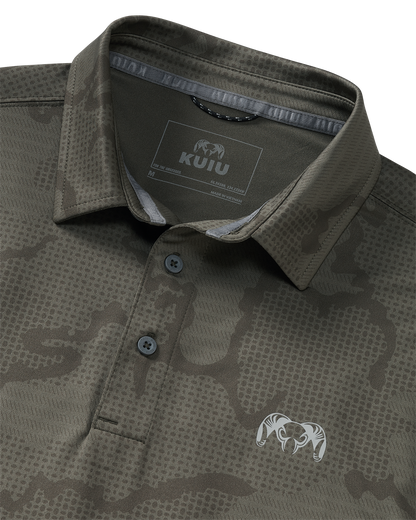 KUIU Performance Polo | Heather Black