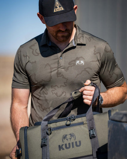 KUIU Performance Polo | Heather Black