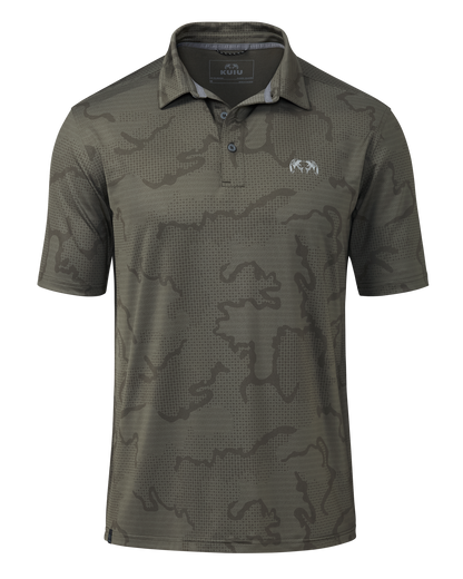 KUIU Performance Polo | Heather Black