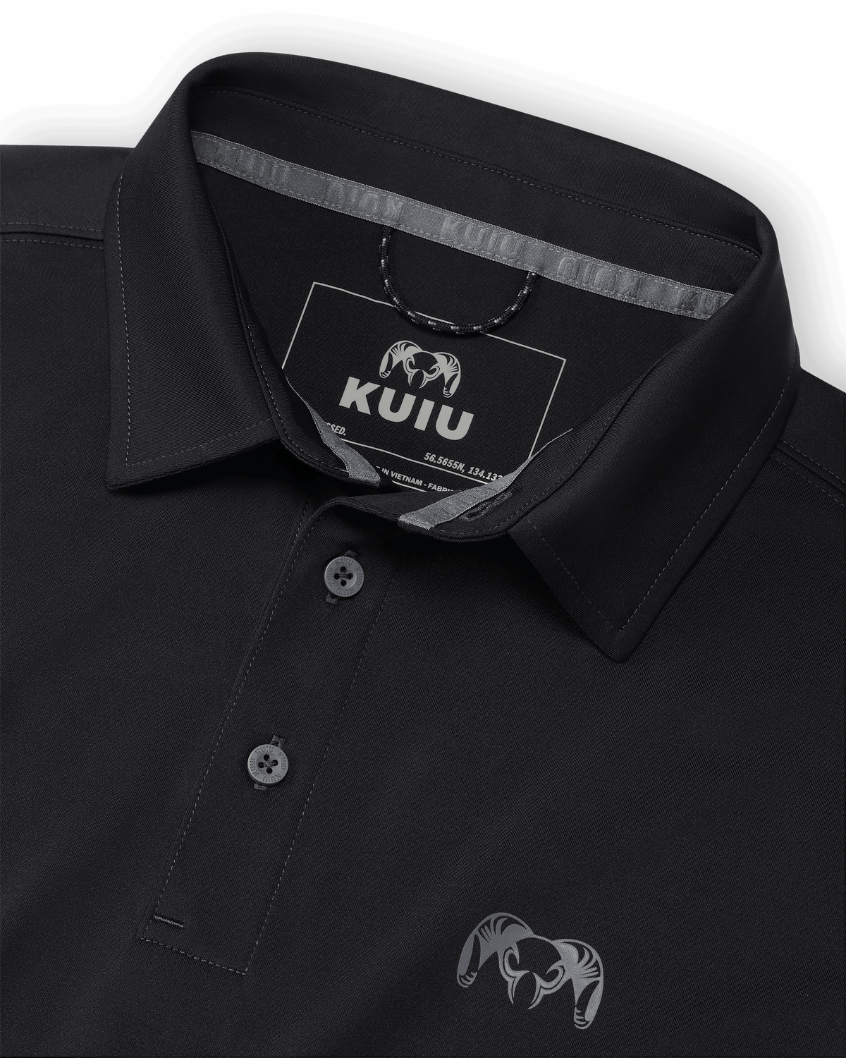 KUIU Performance Polo | Heather Black
