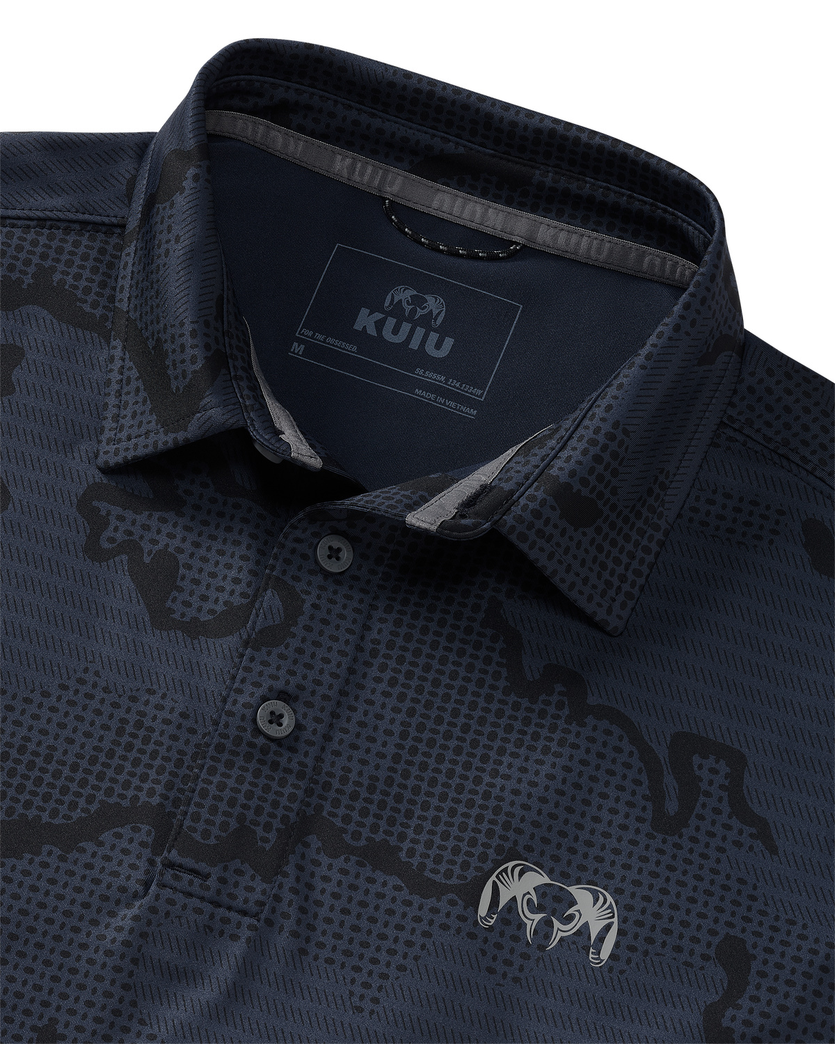 KUIU Performance Polo | Heather Black