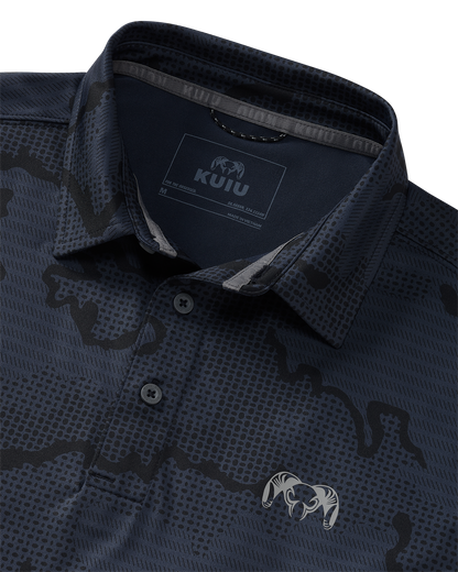 KUIU Performance Polo | Heather Black
