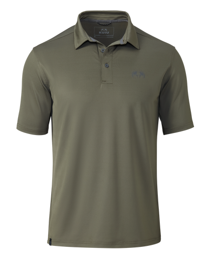 KUIU Performance Polo | Heather Black
