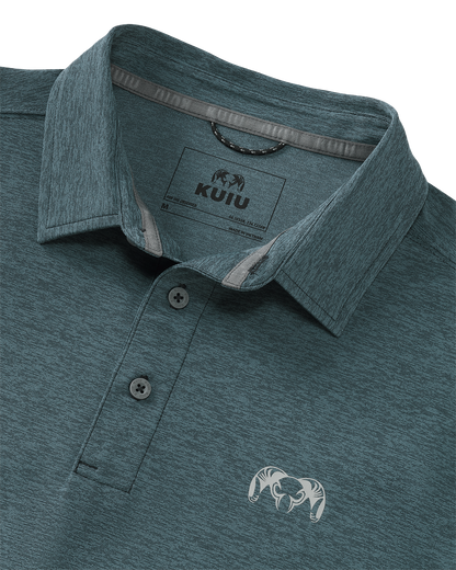KUIU Performance Polo | Heather Black