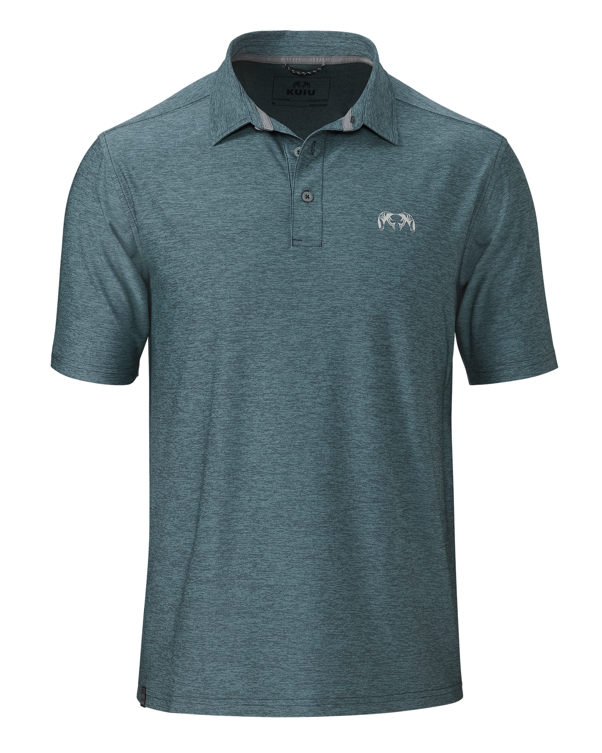 KUIU Performance Polo | Heather Black