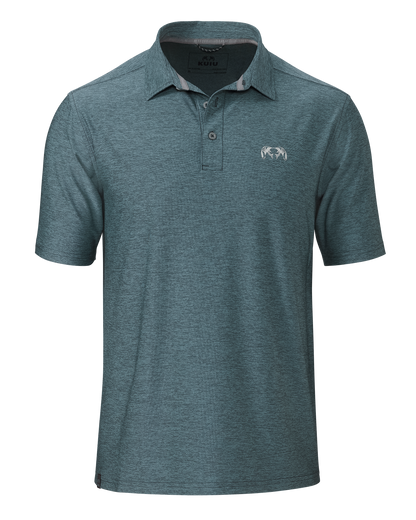 KUIU Performance Polo | Heather Black