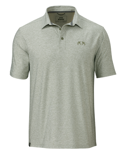 KUIU Performance Polo | Heather Black