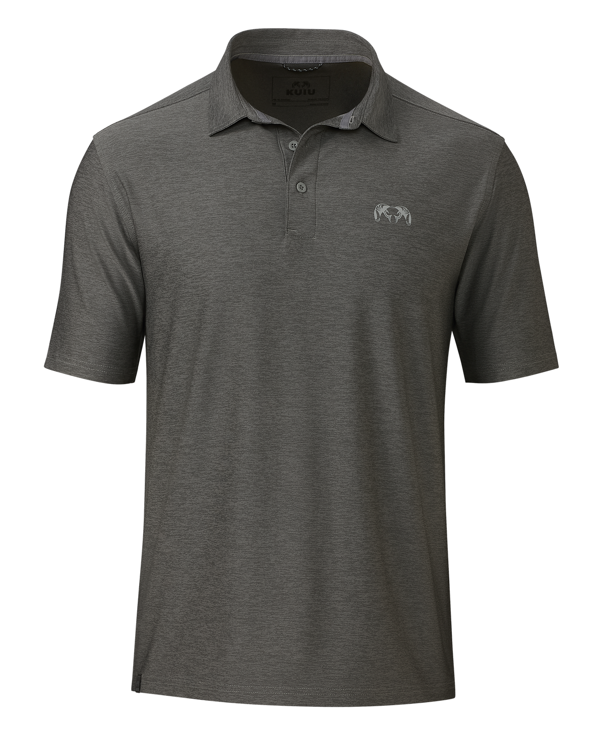 KUIU Performance Polo | Heather Black
