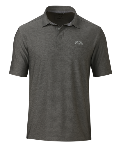 KUIU Performance Polo | Heather Black