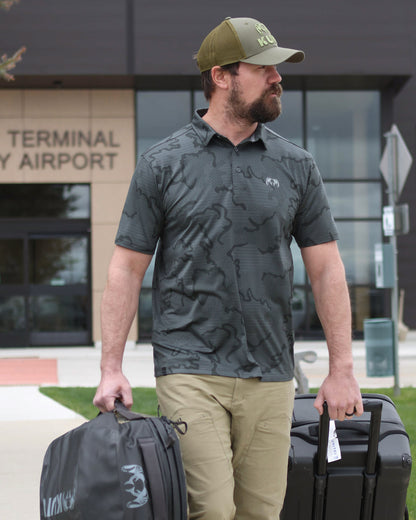 KUIU Performance Polo | Heather Black