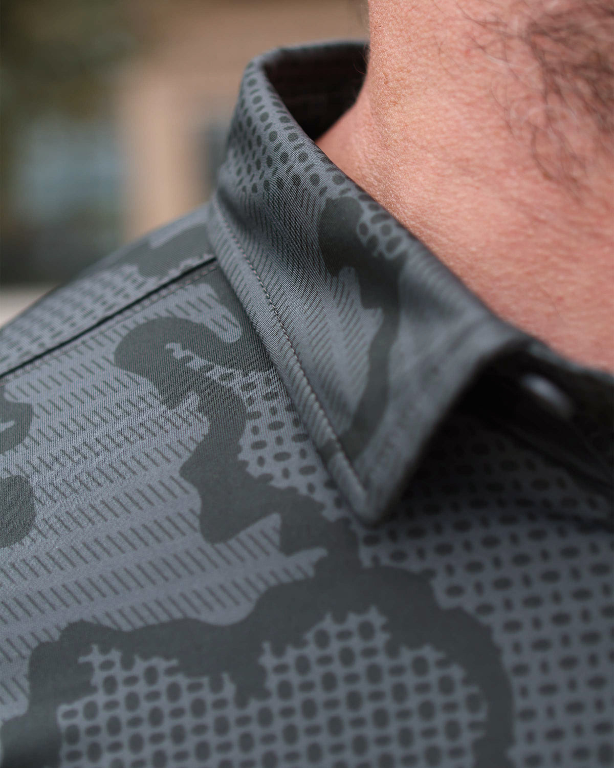 KUIU Performance Polo | Heather Black