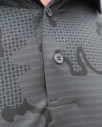 KUIU Performance Polo | Heather Black