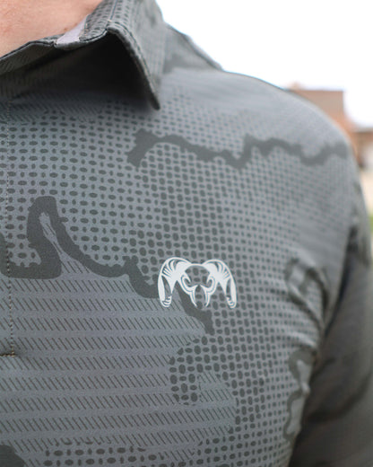 KUIU Performance Polo | Heather Black