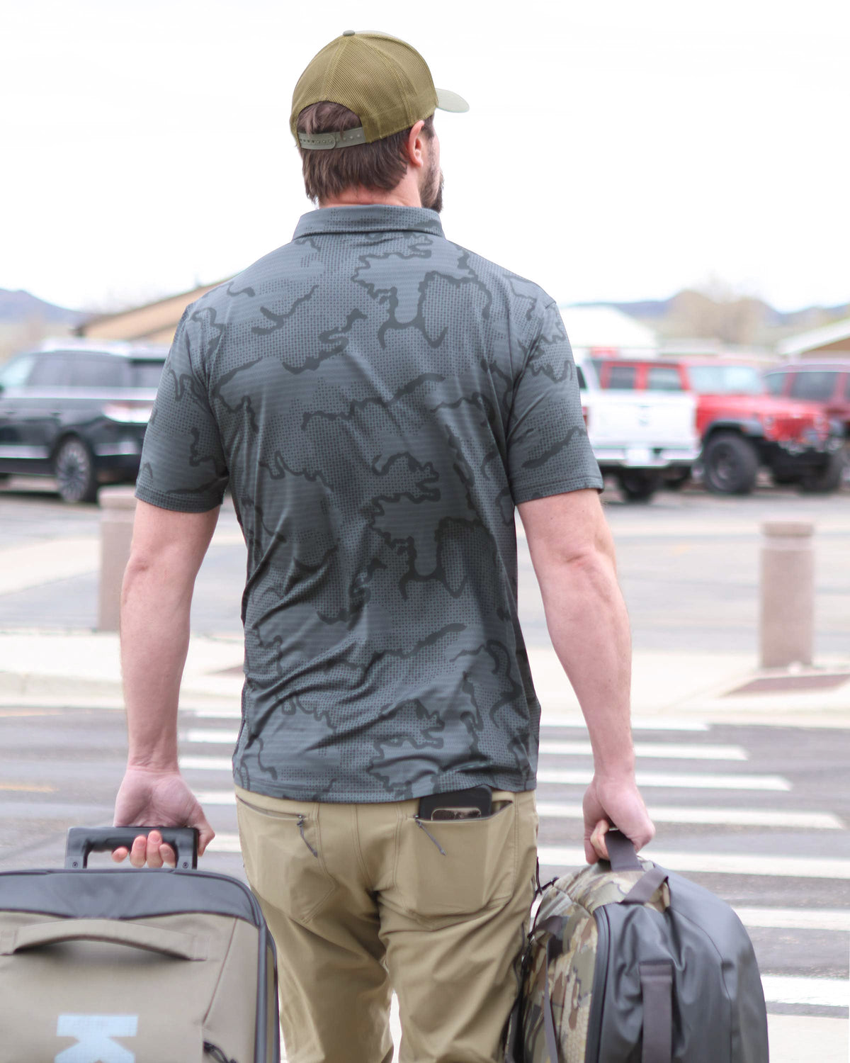 KUIU Performance Polo | Heather Black