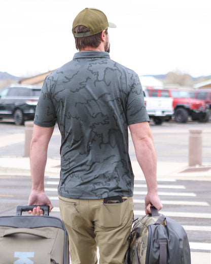 KUIU Performance Polo | Heather Black