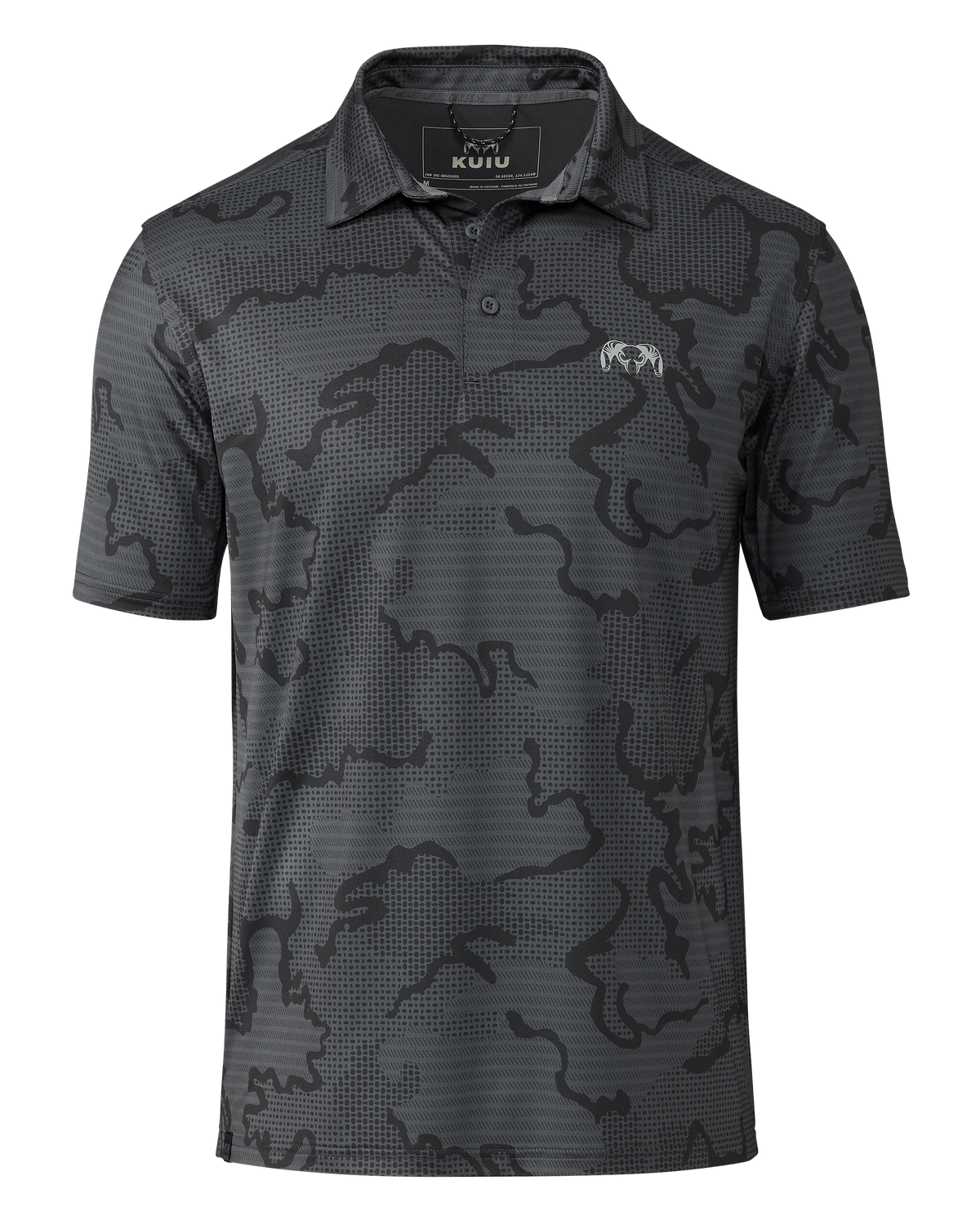 KUIU Performance Polo | Heather Black