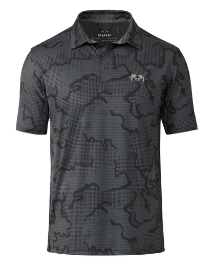 KUIU Performance Polo | Heather Black
