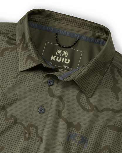 KUIU Performance Polo | Heather Black