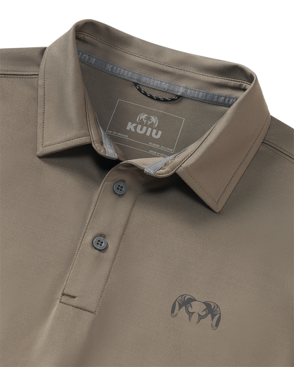 KUIU Performance Polo | Heather Black