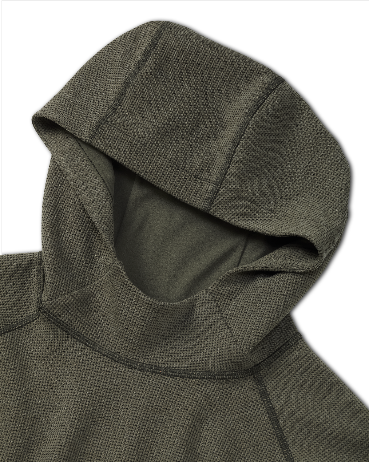 Canyon Waffle Hoodie | Steel Blue Heather