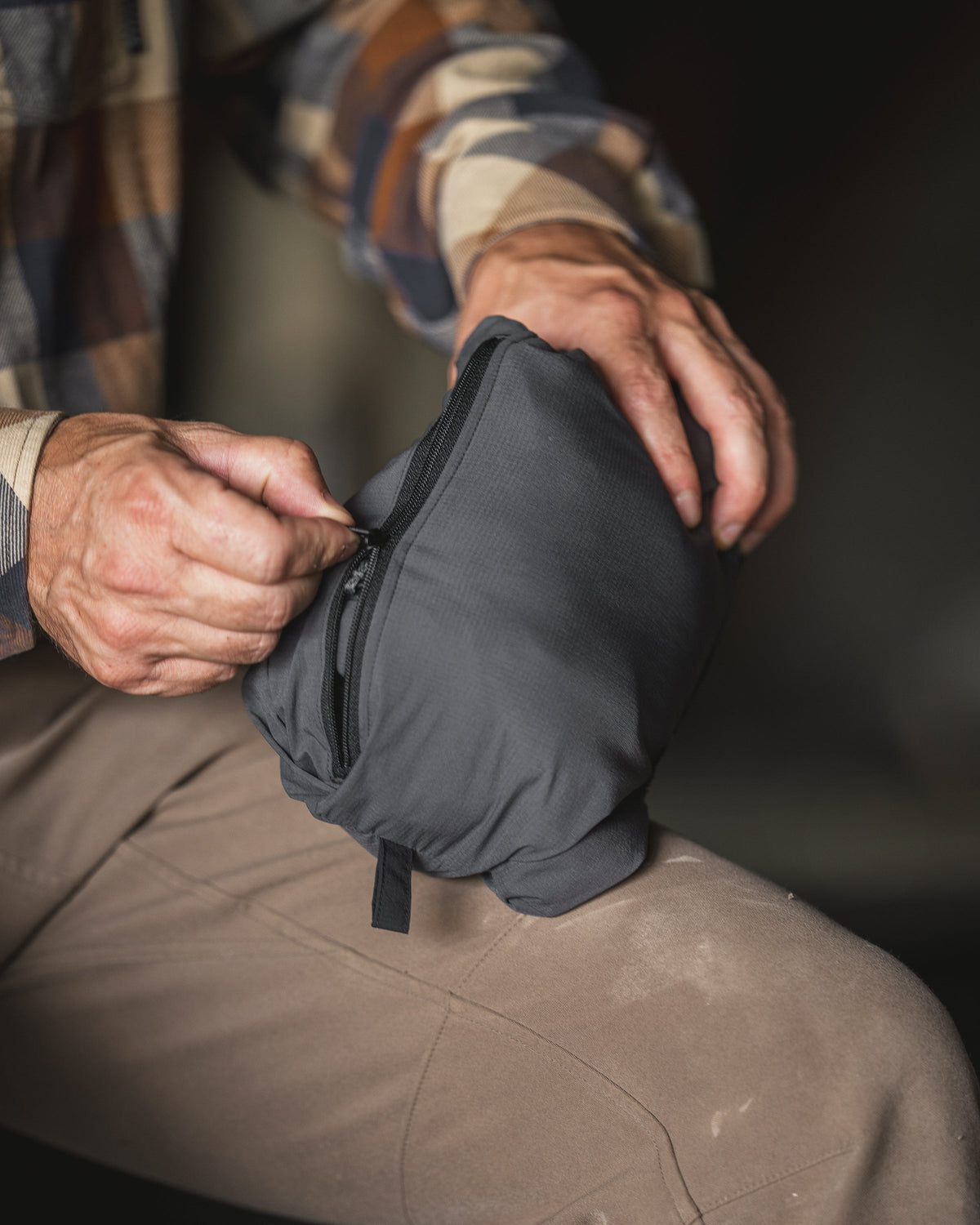 Transit Packable Vest | Black/Gunmetal