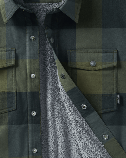 Field Flannel Fleece Shirt Jacket | Valo Plaid