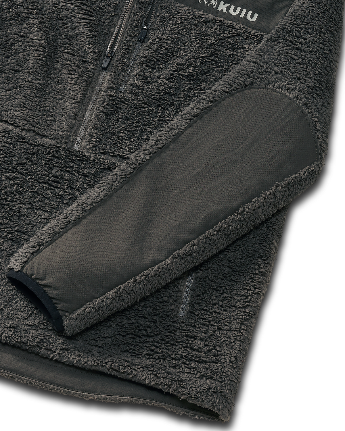 Sherpa Fleece Zip Pullover | Arctic Shadow Tonal