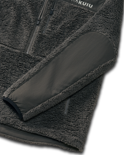 Sherpa Fleece Zip Pullover | Arctic Shadow Tonal