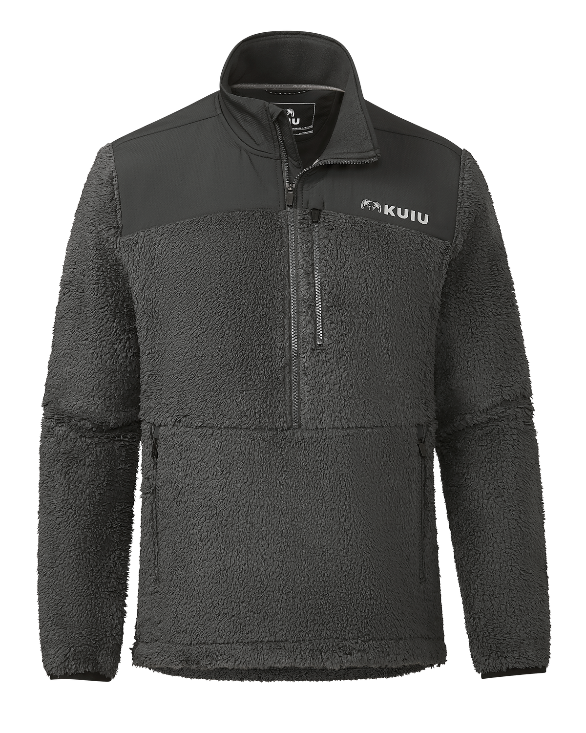 Sherpa Fleece Zip Pullover | Arctic Shadow Tonal