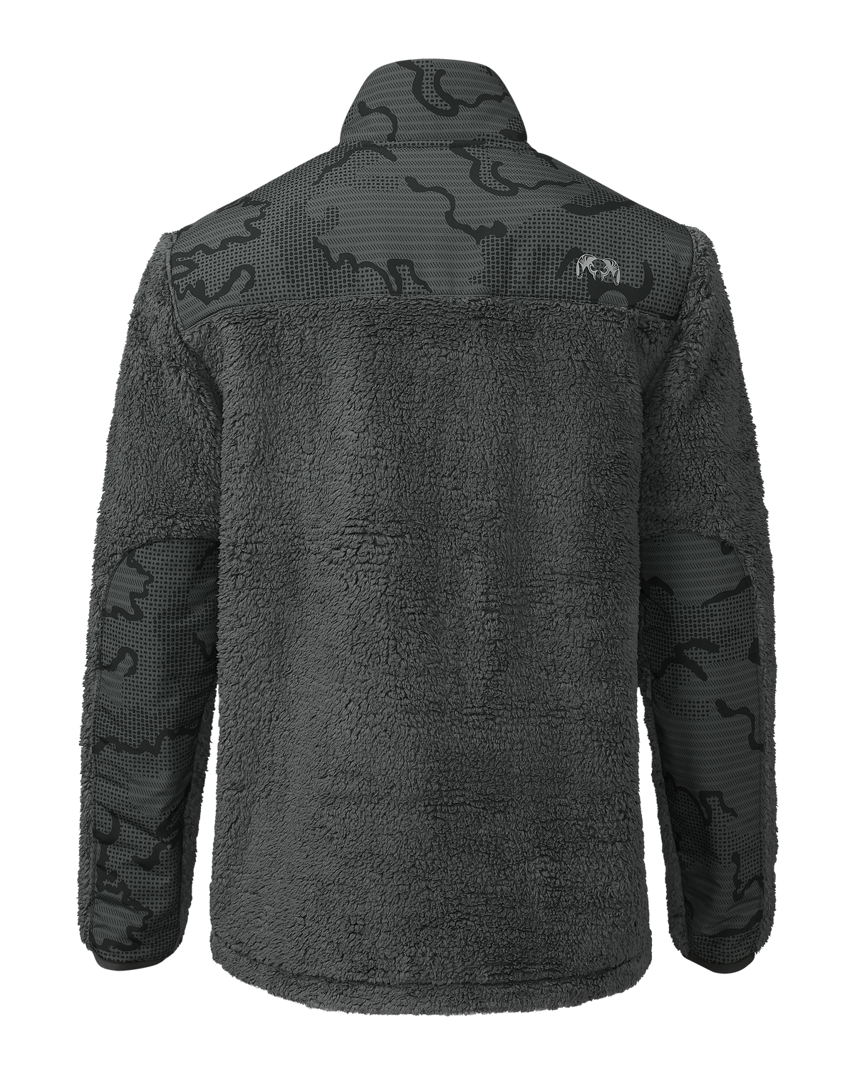 Sherpa Fleece Zip Pullover | Arctic Shadow Tonal