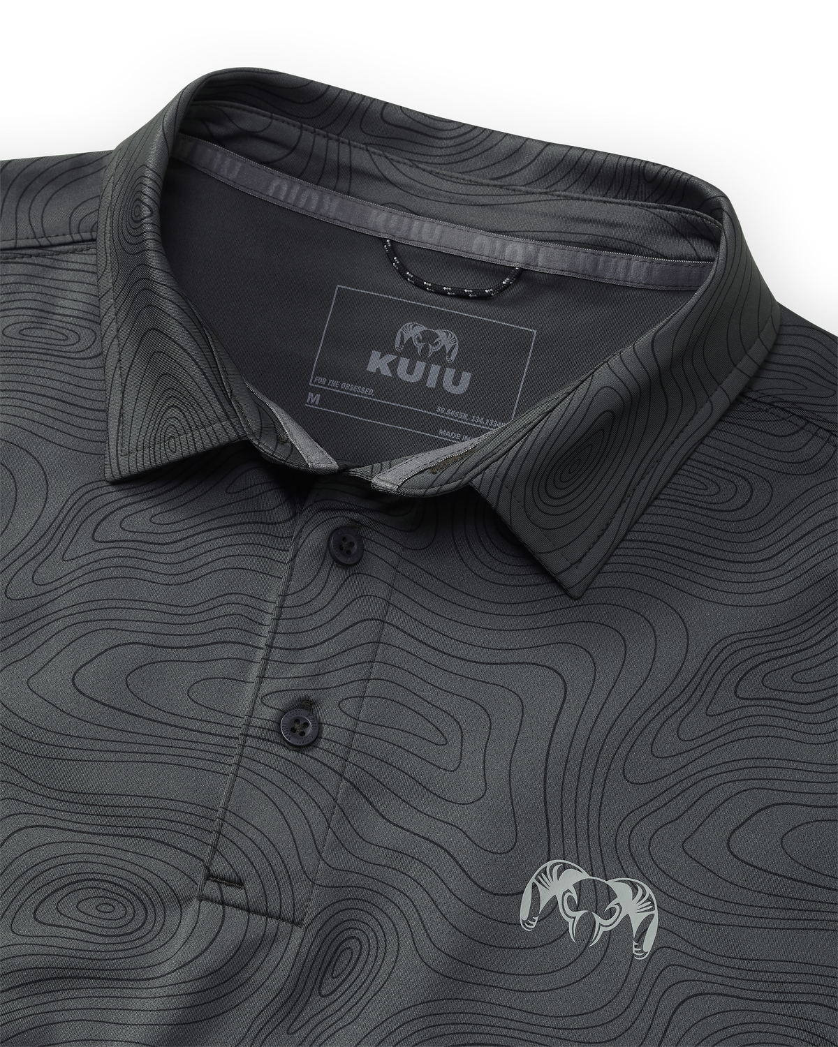 KUIU Performance Polo | Heather Black