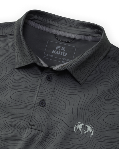 KUIU Performance Polo | Heather Black