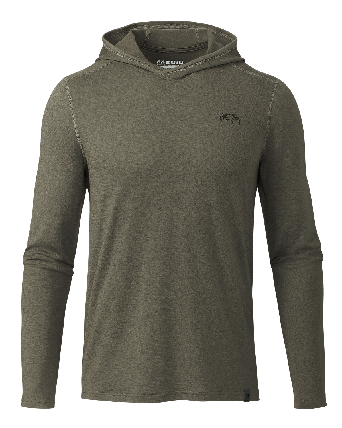 ULTRA Merino 120 LT LS Hoodie | Verde