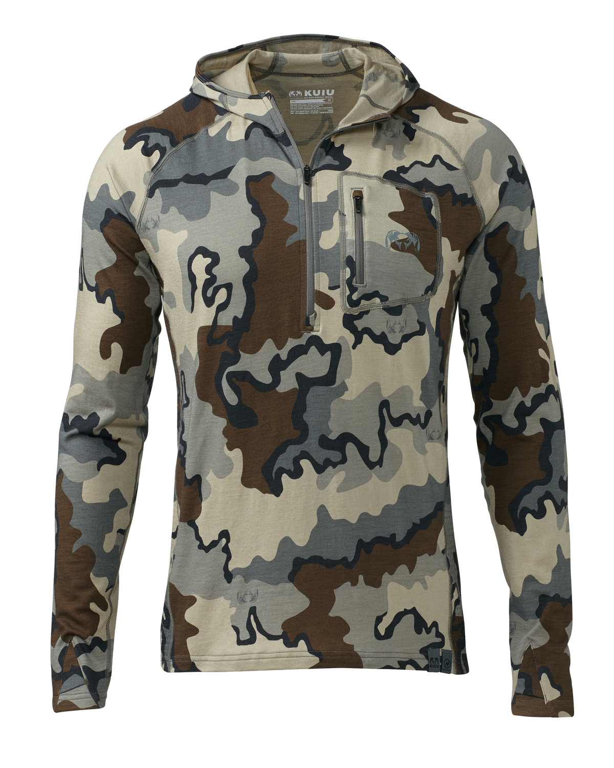 ULTRA Merino 145 Zip-T Hunting Hoodie | Verde