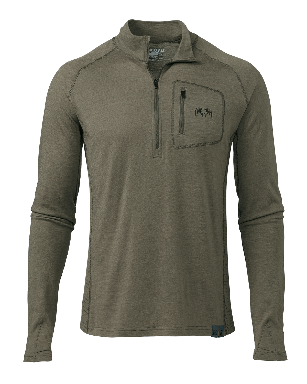 ULTRA Merino 145 Zip-T Hunting Shirt | Gunmetal