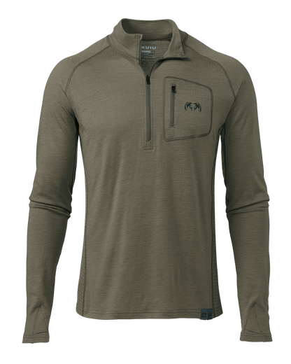 ULTRA Merino 145 Zip-T Hunting Shirt | Gunmetal