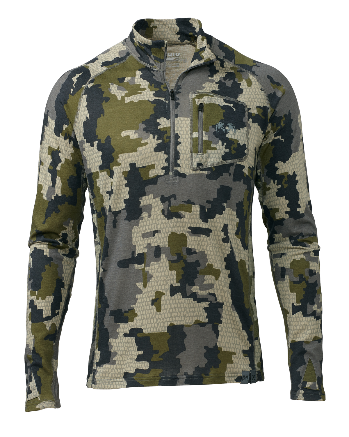 ULTRA Merino 145 Zip-T Hunting Shirt | Gunmetal