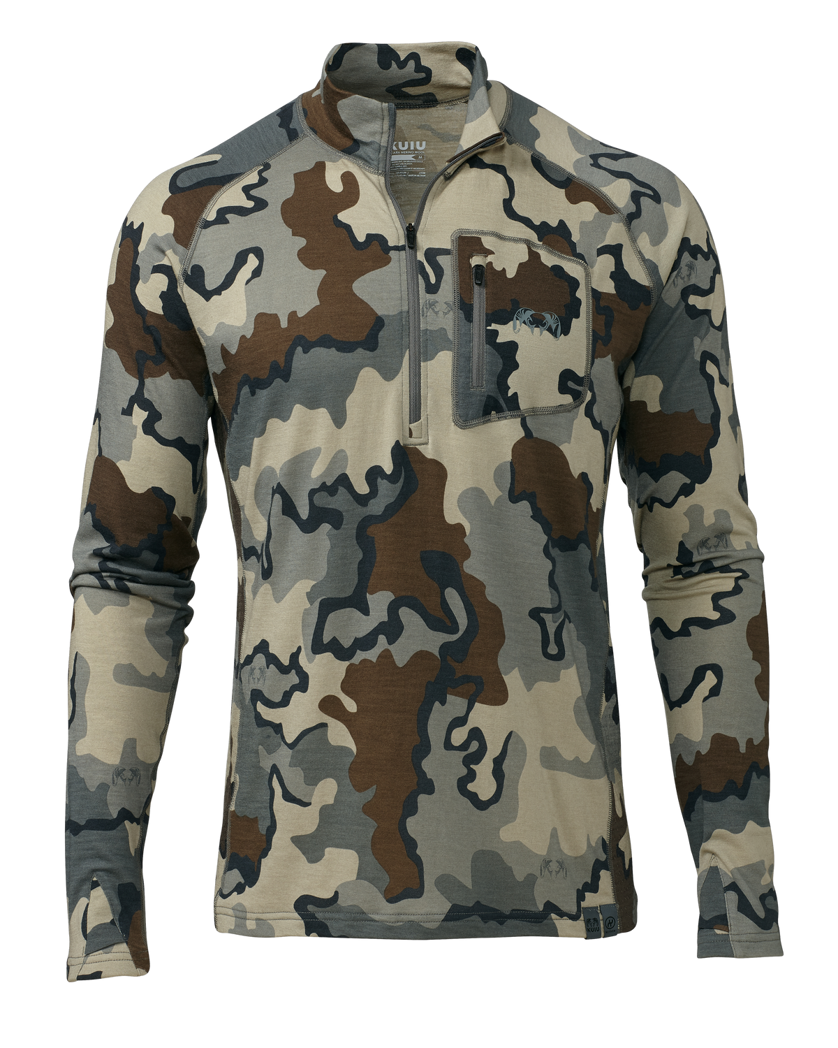 ULTRA Merino 145 Zip-T Hunting Shirt | Gunmetal