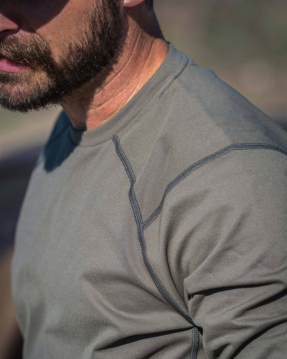 Vital S3 Long Sleeve Crew | Verde