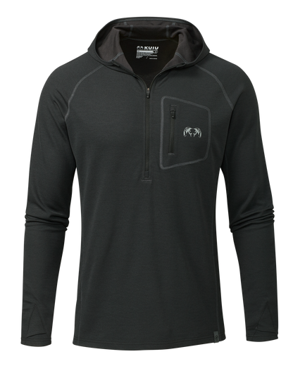 PRO Merino 200 Zip-T Hoodie | Ash