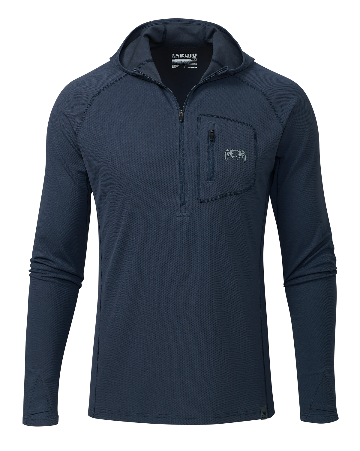 PRO Merino 200 Zip-T Hoodie | Ash