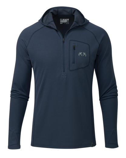 PRO Merino 200 Zip-T Hoodie | Ash