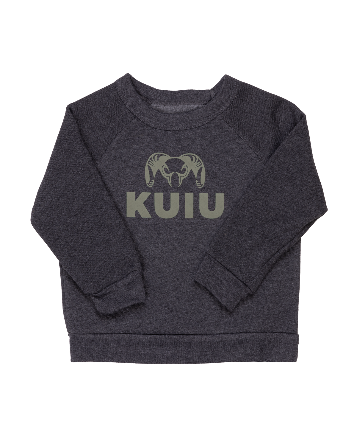 Toddler Stacked Logo Crewneck Sweatshirt | Khaki